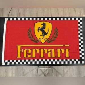 Ferrari Checkered Racing Flag